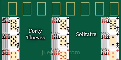 jugar Forty-Thieves Solitaire online