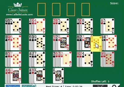 La Belle Lucie Solitaire Escena
