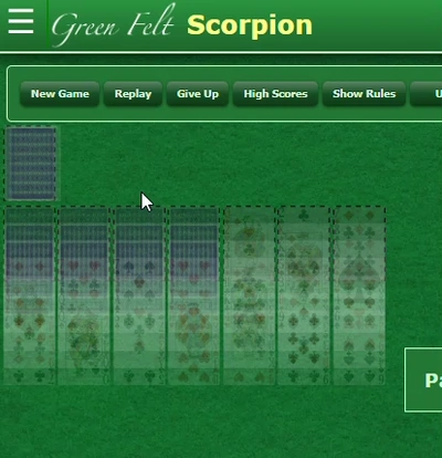 Scorpion Solitaire by GreenFelt Escena